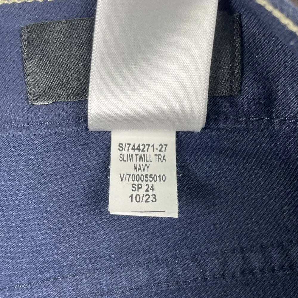 Banana Republic Pants Men 36x29 Navy Traveler Slim Twill 5-Pocket Stretch